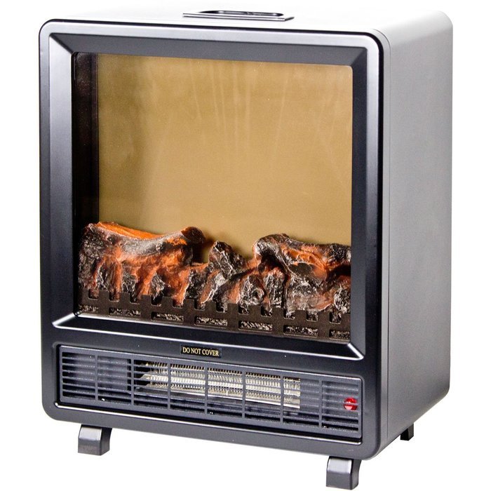 Frigidaire TFF-10308 Topaz Floor Standing Electric Fireplace - Black