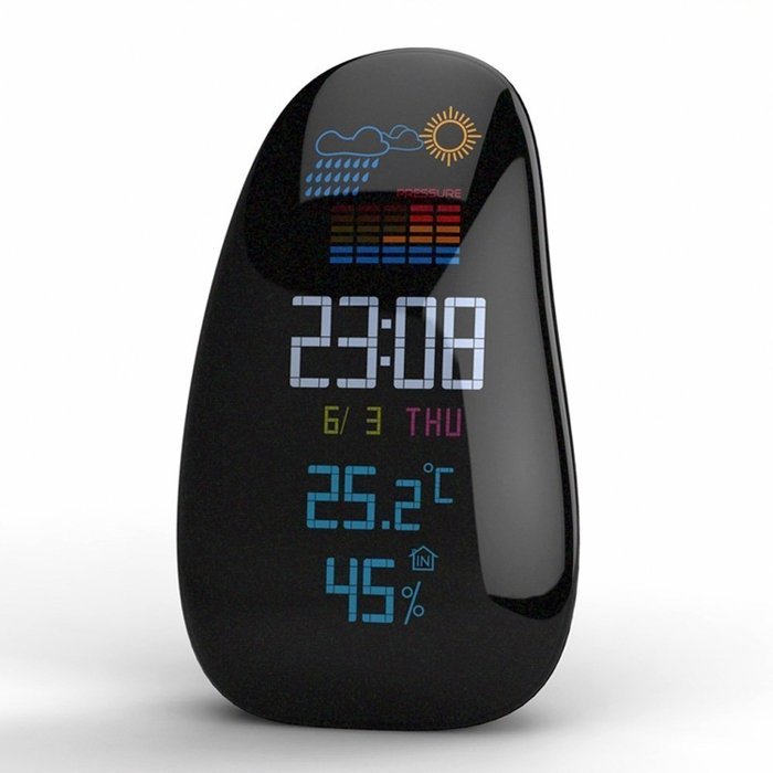 YueYueZou Color Weather Station with Forecast/Temperature/Humidity for Out Door/Indoor Wireless N2