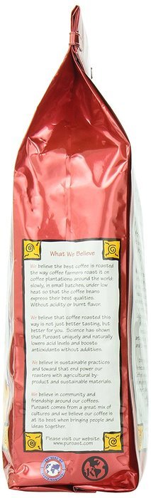 Puroast Low Acid Coffee French Roast Natural Decaf Drip Grind, 2.5-Pound Bag N19