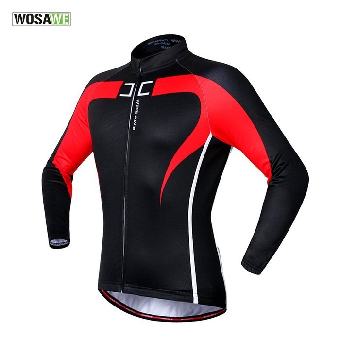 WOLFBIKE Thermal Fleece Cycling Jersey Shirt Casual Jacket Long Sleeve, Green, Size XL N7