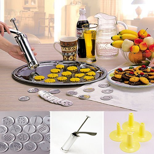 Biscuit Cookie Making Maker Press Pump Machine Decorating Gun Kitchen Tools Set