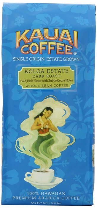 Kauai Coffee Koloa Estate Whole Bean Medium Roast, 32 Ounce N8