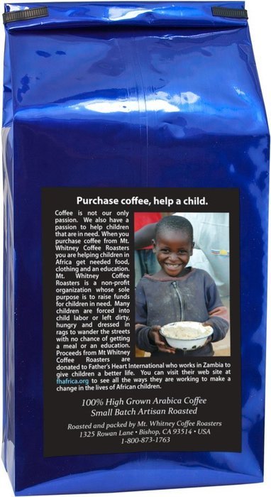 Mt. Whitney Coffee Roasters Peru Swiss Water Process Decaf Medium Roast Arabica Coffee, Ground, 5 Pound N3