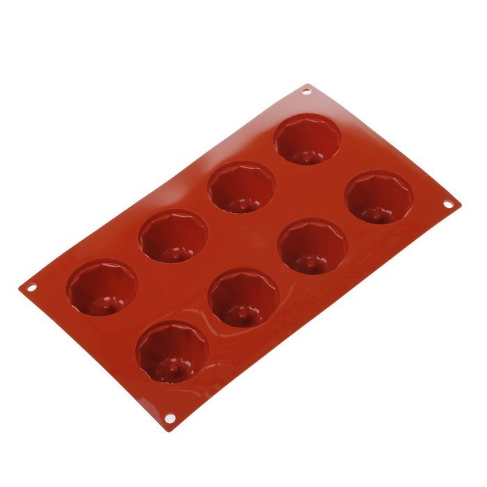 Silikomart Bundt Kugelhopf Gugelhupf Cake Mould, 55mm, Terracotta N6