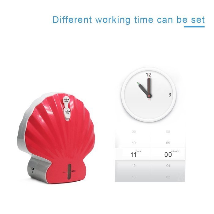 Aroma Diffuser Automatic Portable Cute Ultrasonic Aroma Diffuser Humidifier for Home, Cars, Bathroom and More... N2
