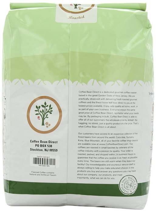 Coffee Bean Direct CO2 Decaf Espresso Coffee, 5-Pound Bag,Net 2265 g. N3