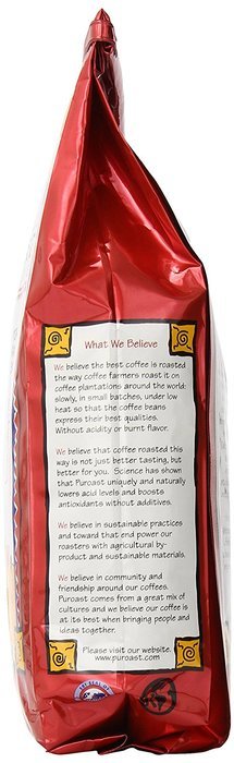 Puroast Low Acid Coffee French Roast Natural Decaf Drip Grind, 2.5-Pound Bag N21