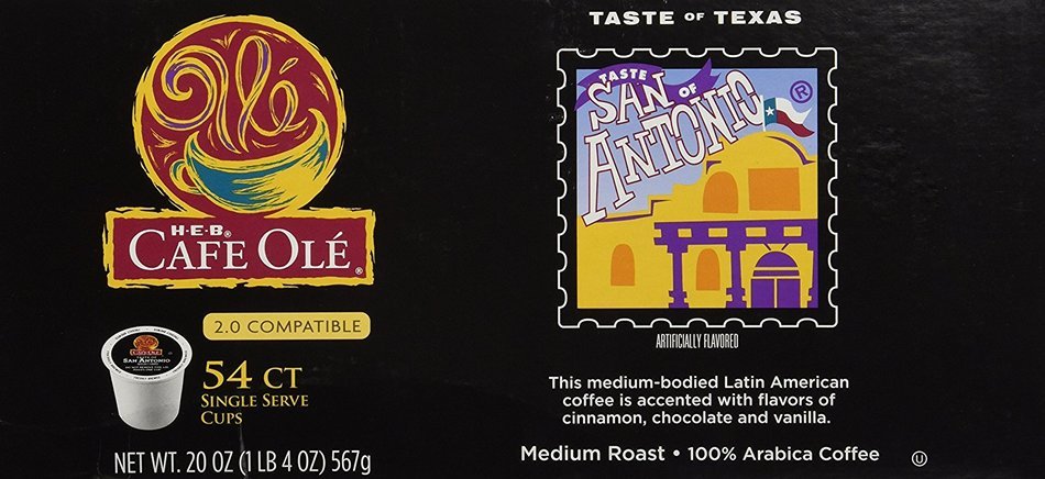 54-Count H.E.B. Cafe Ole --Taste of San Antonio single serve N2