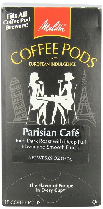 Melitta Coffee Pods, Buzzworthy, Dark Roast, 18-Count (Pack of 4) N19