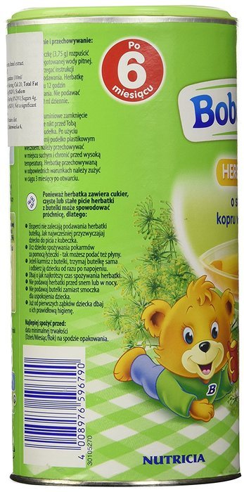 Bobovita Fennel Tea for Babies, 200gm, 7.1 oz N4