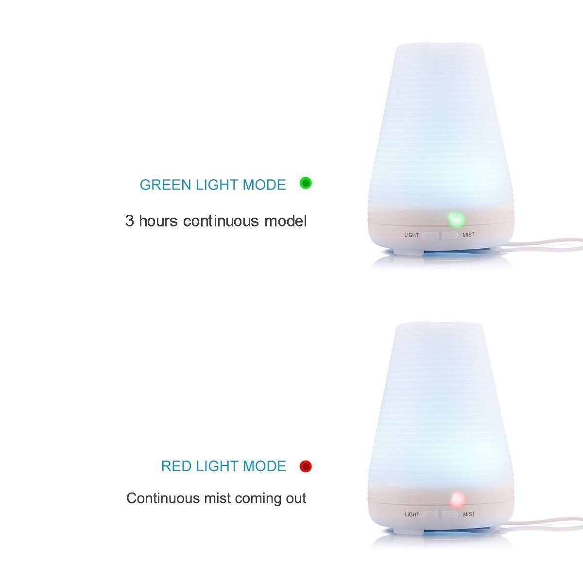 Essential Oil Diffuser, Eonfine 100ml Aromatherapy Oil Diffuser ...