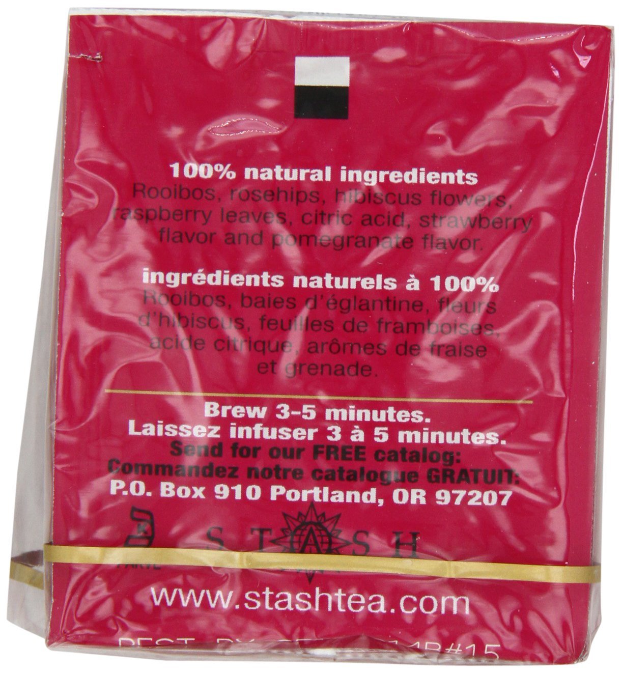 Stash Tea Licorice Spice Herbal Tea, 10 Count Tea Bags in Foil (Pack of