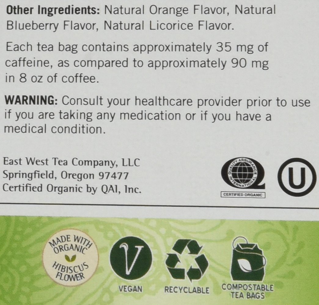 Yogi Tea Green Tea Blueberry Slim Life Herbal Supplement Tea Bags 16 yogi-tea-green-tea-blueberry-slim-life-herbal-supplement-tea-bags-16