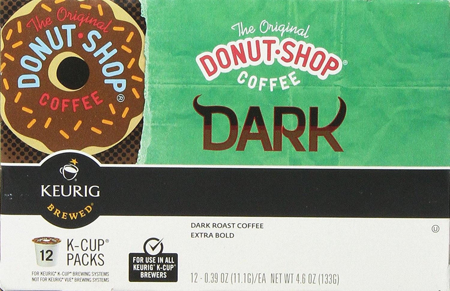 The Original Donut Shop Coffee, Dark, 4.6 Ounce (Pack of 6) N2 free ...