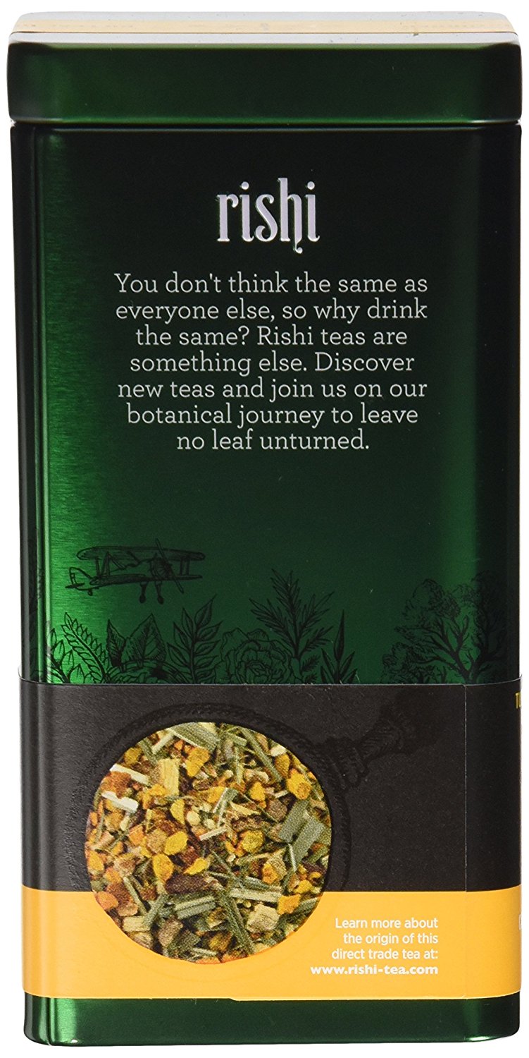 Rishi Tea Turmeric Ginger Organic Herbal Blend, Loose Leaf, 2.4 Ounce N3 free image download