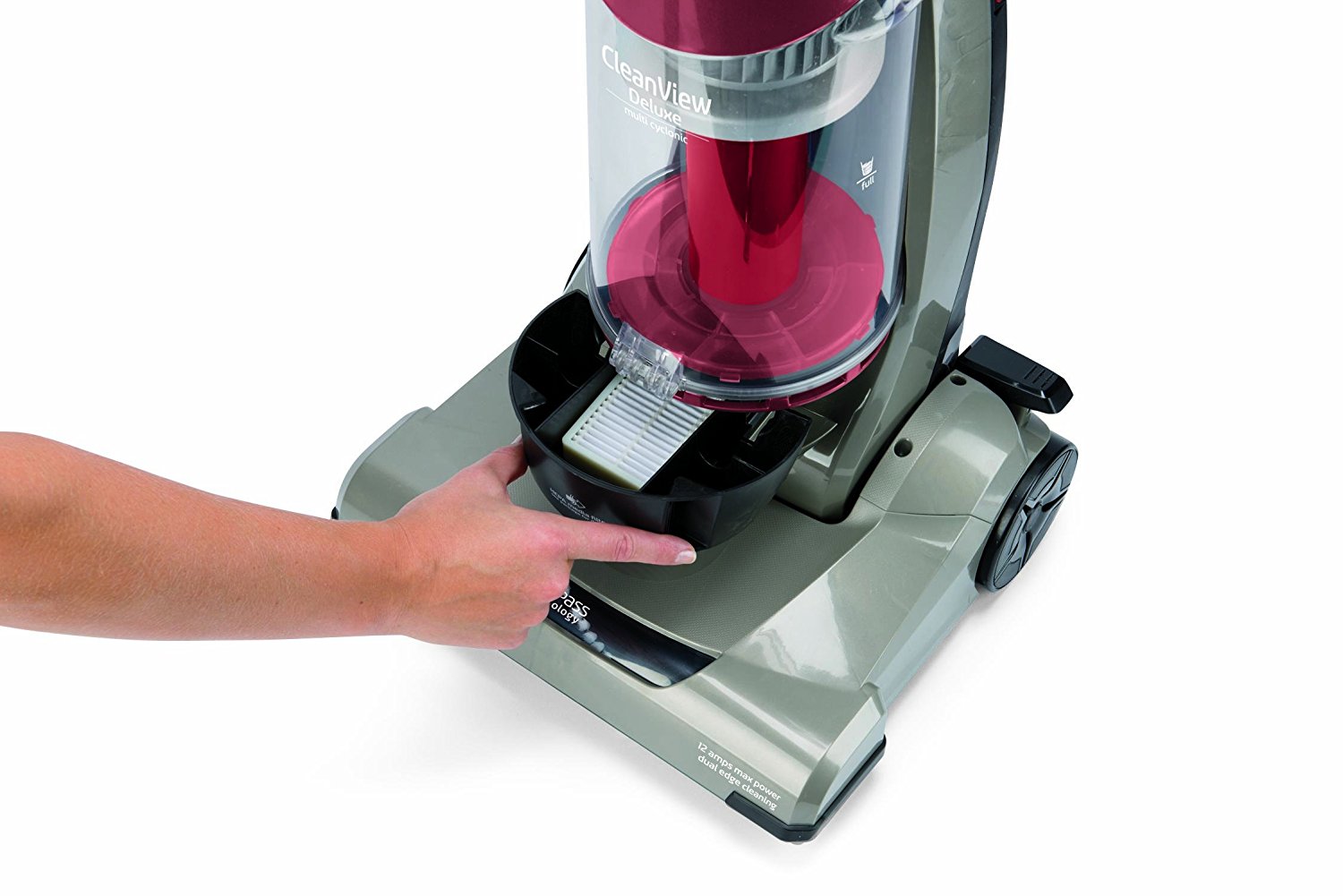 BISSELL 2410 CleanView Deluxe with OnePass Upright Vacuum, Sugar Cookie