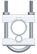 Ambient Weather P2P2 Mast to Mast Mounting Kit N2