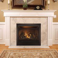 Duluth Forge Dual Fuel Vent Free Fireplace Insert - 32,000 BTU, Remote Control N5