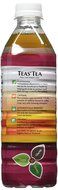 Teas' Tea Organic Lightly Sweet, Peach Ginger Black Tea, 16.9 Ounce (Pack of 12) N5