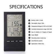 Leeko Digital Indoor Thermometer and Hygrometer - Large LCD Display Screen Temperature Monitor Humidity Meter... N3