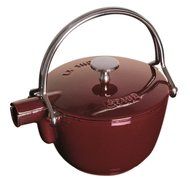 Staub 1 Quart Round Teapot, Black N3