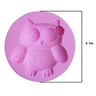 Zjskin Owl Cake Decorating Fondant Silicone Sugar Craft Mold N3
