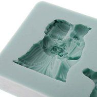 Tint DIY Baking 3D 2 Bear Couples Shaped Silicone Cake Soap Mold N2