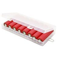 Beauty Clubs Portable Hard Plastic Battery Case Holder Storage Box