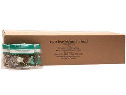 Two Leaves Tea Company Organic Peppermint Herbal Tea, 100-Count