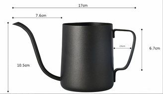 SMKF Hanging Ears Hand Blunt Stainless Steel Pour Over Drip Pot With Long Narrow Spout Coffee Pot Drip BREW pot... N13