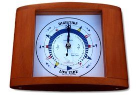 Free standing Tide clock in wooden frame