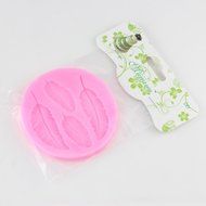 Mujiang 4 Feathers Silicone Fondant Molds Candy Making Cake Decorating Chocoloate Mould For Sugar Craft Gum Paste &hellip; N7