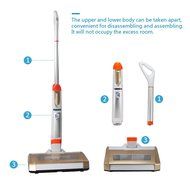 Cordless Vacuum Automatic High Suction Upright Vacuum Cleaner VAC Bagless with Handheld Stick for Carpet and Hard... N14