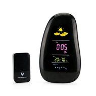 PowerLead Cwf PCF001 Wireless Weather Monitor Clocks with Remote Sensor Color Cobblestone Weather Station Support...