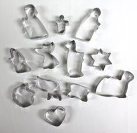 12-piece Nativity Cookie Cutter Set