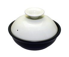 Round Cooking Pot with Mint Green Pot Lid