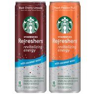 Starbucks Refreshers, 4 Flavor Variety Pack, 12 Ounce Slim Cans, 12 Pack N4