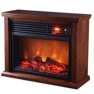 Thermal Wave by SUNHEAT TWFP1510 Dark Oak Infrared Fireplace, Dark Oak