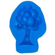 First Impression Molds B252 Cartoon Tree 3 Silicone Cake Decorating Mold, Large, Blue