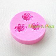 Mom&amp;pea 0655 Mini Flowers Shaped Silicone Mould for Fondant Cake Sugar Paste Cake Decoration 3d Cake Toppers Mold... N4