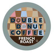 Double Donut French Roast Coffee, in Recyclable Single Serve Cups for Keurig K-Cup Brewers, 24 Count N3