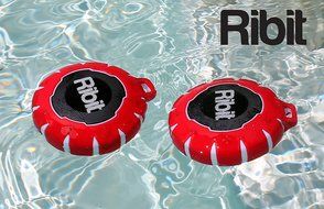 Ribit&trade; Red Waterproof Bluetooth Speakers - IPX7 Outdoor Wireless Speakers - Best Bluetooth Speakers for Pool and... N2
