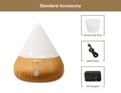 Aromatherapy Essential Oil Diffuser + Guluman 150ml Portable USB Air Humidifier Smart Infrared Induction, Ultrasonic... N2