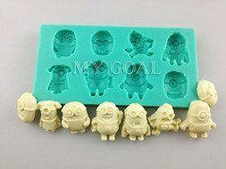 3D Minions Silicone Fondant Mold Cake Decorating Chocolate Baking Tool DIY Mould N2