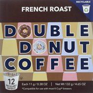 Double Donut French Roast Coffee, in Recyclable Single Serve Cups for Keurig K-Cup Brewers, 24 Count N7