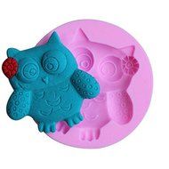 Zjskin Owl Cake Decorating Fondant Silicone Sugar Craft Mold N5