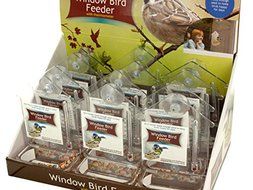 Window Bird Feeder Thermometer Countertop Display - Pack of 48