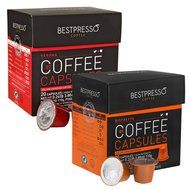 40 Bestpresso Nespresso Compatible Gourmet Coffee Capsules - Nespresso Pods Alternative: RISTRETTO Blend and VERONA... N3