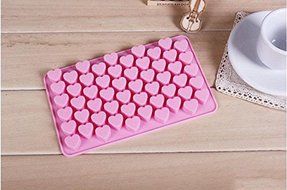 Silicone DIY 55 Mini Heart Shape Baking Mould Chocolate Mold Cake Decoration N2