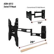 Aeon Stands and Mounts Full Motion Wall Mount with 29-Inch Extension for 32 to 65-Inch TV N2